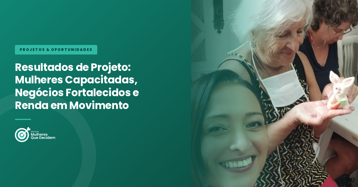 Resultados de Projeto: Mulheres Capacitadas, Negócios Fortalecidos e Renda em Movimento